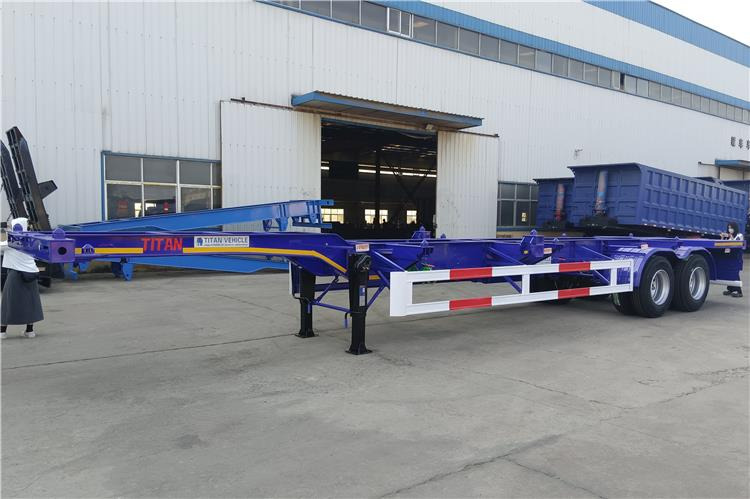 TITABN 2 Axle Gooseneck Container Trailer for Sale In Kenya - Semi-reboque chassi: foto 5 TITABN 2 Axle Gooseneck Container Trailer for Sale In Kenya - Semi-reboque chassi: foto 5