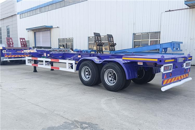 TITABN 2 Axle Gooseneck Container Trailer for Sale In Kenya - Semi-reboque chassi: foto 1 TITABN 2 Axle Gooseneck Container Trailer for Sale In Kenya - Semi-reboque chassi: foto 1