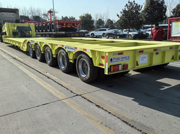 TITAN 120 ton detachable lowbed trailer for sale in Nigeria - Semi-reboque baixa: foto 1 TITAN 120 ton detachable lowbed trailer for sale in Nigeria - Semi-reboque baixa: foto 1