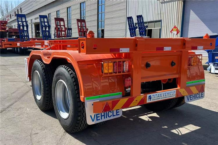 TITAN 2 Axle 20ft Container Chassis Trailer for Sale In Jamaica - Semi-reboque chassi: foto 5 TITAN 2 Axle 20ft Container Chassis Trailer for Sale In Jamaica - Semi-reboque chassi: foto 5