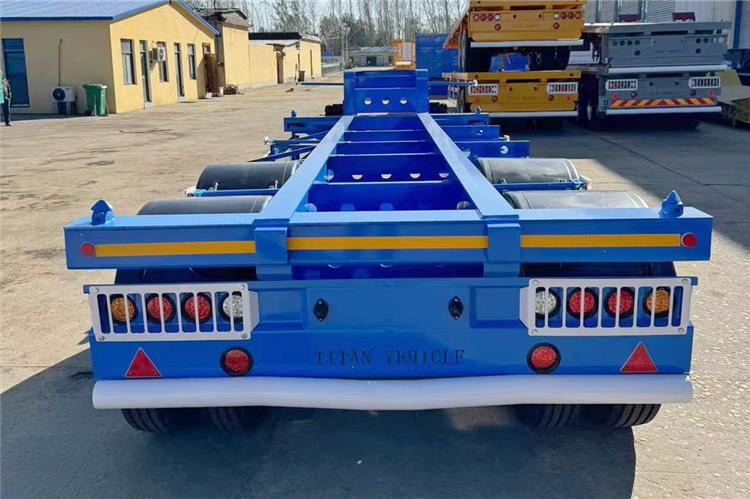 TITAN 2 Axle 20ft ISO Tank Chassis Trailer for Sale In Papua New Guinea - Semi-reboque chassi: foto 4 TITAN 2 Axle 20ft ISO Tank Chassis Trailer for Sale In Papua New Guinea - Semi-reboque chassi: foto 4