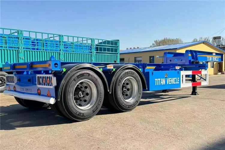 TITAN 2 Axle 20ft ISO Tank Chassis Trailer for Sale In Papua New Guinea - Semi-reboque chassi: foto 5 TITAN 2 Axle 20ft ISO Tank Chassis Trailer for Sale In Papua New Guinea - Semi-reboque chassi: foto 5