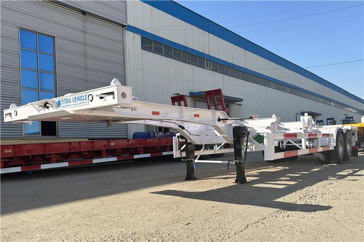 TITAN 2 Axle 40ft Container Transport Trailer for Sale In Nigeria - Semi-reboque chassi: foto 2 TITAN 2 Axle 40ft Container Transport Trailer for Sale In Nigeria - Semi-reboque chassi: foto 2