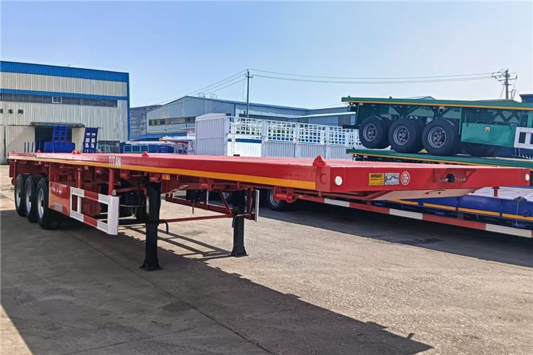 TITAN 2025 New China Flatbed Trailer with Single Tires In Kenya - Semi-reboque chassi: foto 2 TITAN 2025 New China Flatbed Trailer with Single Tires In Kenya - Semi-reboque chassi: foto 2