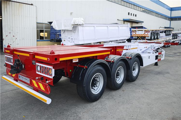 TITAN 3 Axle 40ft Container Chassis Trailer for Sale In Guam - Semi-reboque chassi: foto 5 TITAN 3 Axle 40ft Container Chassis Trailer for Sale In Guam - Semi-reboque chassi: foto 5