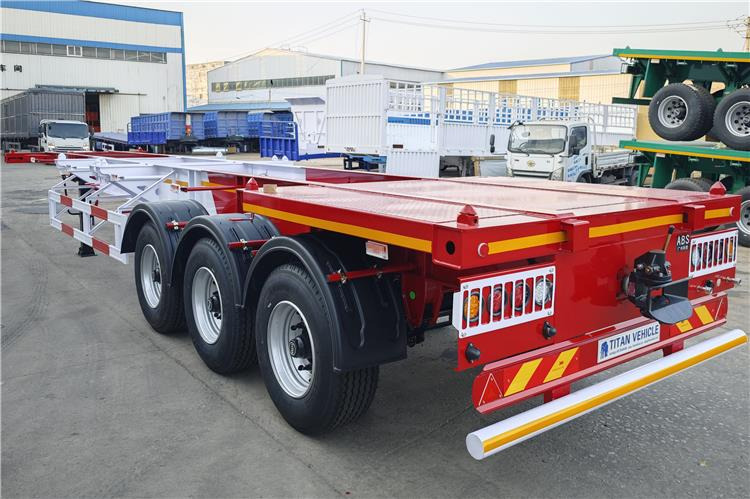 TITAN 3 Axle 40ft Container Chassis Trailer for Sale In Guam - Semi-reboque chassi: foto 3 TITAN 3 Axle 40ft Container Chassis Trailer for Sale In Guam - Semi-reboque chassi: foto 3