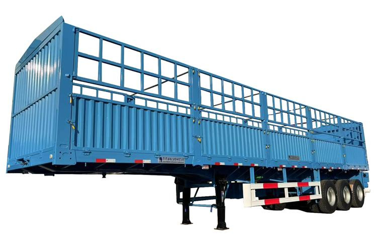 TITAN 3 Axle 60 Ton Cargo Semi Trailer for Sale In Sudan - Semi-reboque transporte de gado: foto 5 TITAN 3 Axle 60 Ton Cargo Semi Trailer for Sale In Sudan - Semi-reboque transporte de gado: foto 5