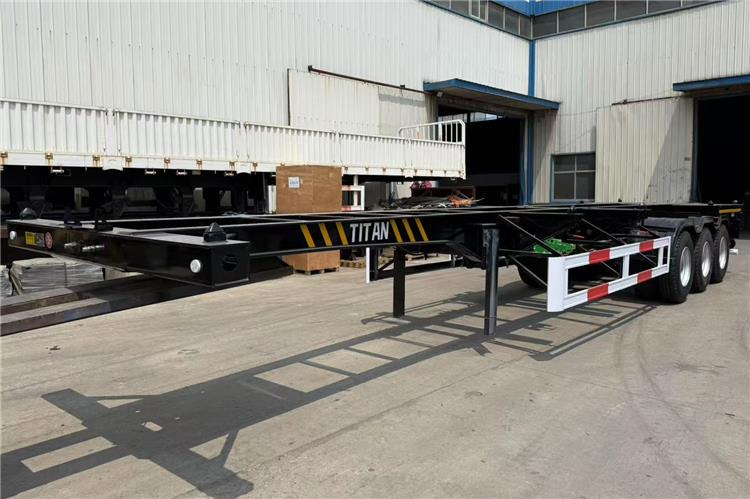 TITAN 3 Axle Skeletal Semi Trailer Price for Sale Near Me In Jamaica - Semi-reboque chassi: foto 2 TITAN 3 Axle Skeletal Semi Trailer Price for Sale Near Me In Jamaica - Semi-reboque chassi: foto 2