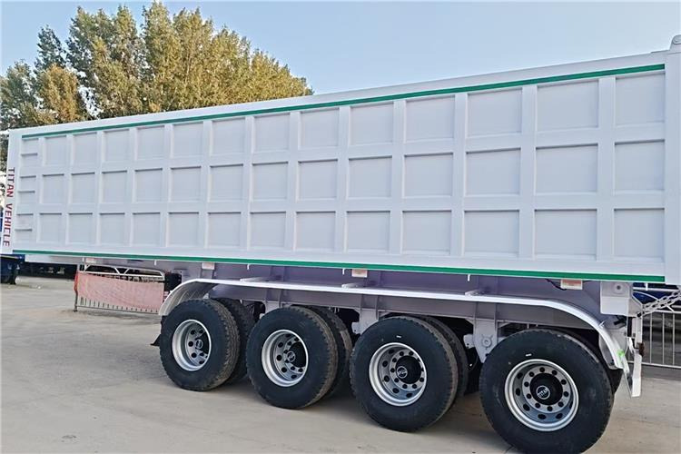 TITAN 4 Axle 80 Ton Dump Semi Trailer for Sale In Cameroon - Semi-reboque basculante: foto 2 TITAN 4 Axle 80 Ton Dump Semi Trailer for Sale In Cameroon - Semi-reboque basculante: foto 2