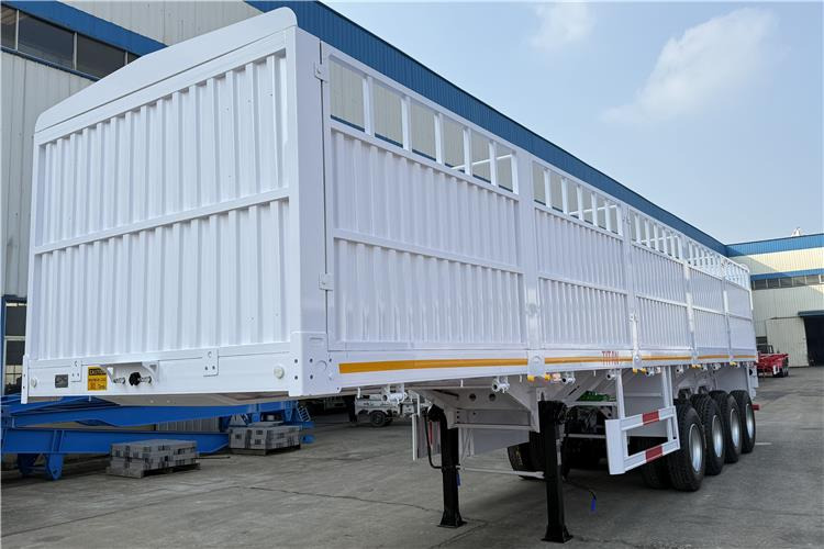 TITAN 4 Axle 80 Ton Fence Cargo Truck Trailer for Sale in Nigeria - Semi-reboque transporte de gado: foto 4 TITAN 4 Axle 80 Ton Fence Cargo Truck Trailer for Sale in Nigeria - Semi-reboque transporte de gado: foto 4