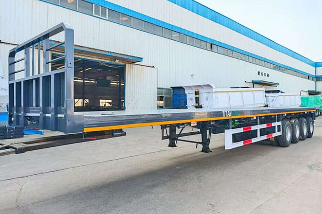 TITAN 4 Axle Flatbed Trailer for Sale in Zimbabwe - Semi-reboque plataforma/ Caixa aberta: foto 1 TITAN 4 Axle Flatbed Trailer for Sale in Zimbabwe - Semi-reboque plataforma/ Caixa aberta: foto 1