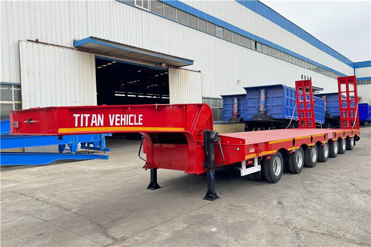 TITAN 7 Axle 120 Ton Lowbed Trailer for Sale In Saudi Arabia - Semi-reboque baixa: foto 3 TITAN 7 Axle 120 Ton Lowbed Trailer for Sale In Saudi Arabia - Semi-reboque baixa: foto 3