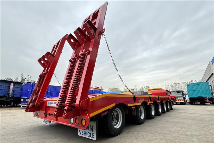 TITAN 7 Axle 120 Ton Lowbed Trailer for Sale In Saudi Arabia - Semi-reboque baixa: foto 2 TITAN 7 Axle 120 Ton Lowbed Trailer for Sale In Saudi Arabia - Semi-reboque baixa: foto 2