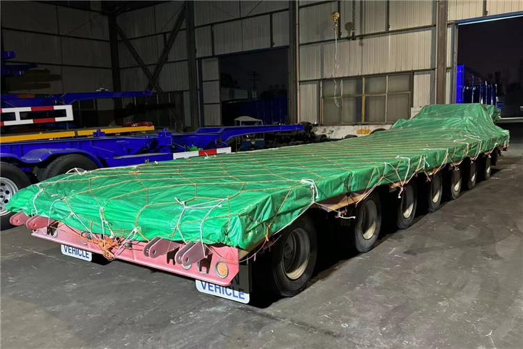TITAN 7 Axle 120 Ton Lowbed Trailer for Sale In Saudi Arabia - Semi-reboque baixa: foto 5 TITAN 7 Axle 120 Ton Lowbed Trailer for Sale In Saudi Arabia - Semi-reboque baixa: foto 5