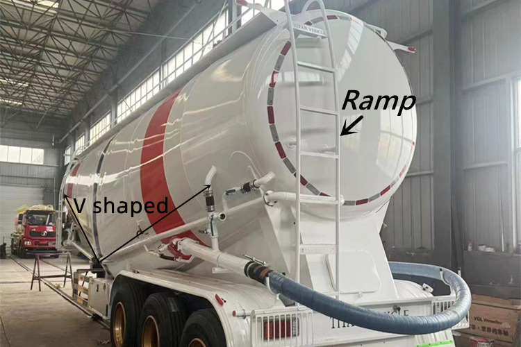 TITAN Bulk Cement Tank Truck for Sale in Tanzania - Semi-reboque cisterna: foto 4 TITAN Bulk Cement Tank Truck for Sale in Tanzania - Semi-reboque cisterna: foto 4