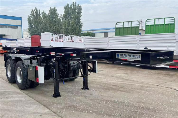 TITAN In Stock 20 ft Shipping Container Trailer for Sale In Ghana - Semi-reboque chassi: foto 5 TITAN In Stock 20 ft Shipping Container Trailer for Sale In Ghana - Semi-reboque chassi: foto 5