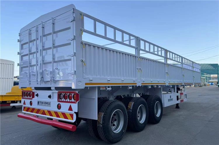TITAN In Stock 30/40/50 Ton Fence Semi Trailer Transport Cargo Bulk In Senegal - Semi-reboque transporte de gado: foto 2 TITAN In Stock 30/40/50 Ton Fence Semi Trailer Transport Cargo Bulk In Senegal - Semi-reboque transporte de gado: foto 2