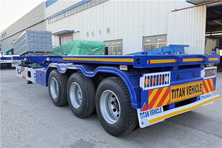 TITAN Sales Promotion 40 feet Container Trailer for Sale In Mexico - Semi-reboque chassi: foto 3 TITAN Sales Promotion 40 feet Container Trailer for Sale In Mexico - Semi-reboque chassi: foto 3