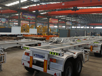 TITAN Shipping Container Trailer for Sale in Ghana - Semi-reboque chassi: foto 3 TITAN Shipping Container Trailer for Sale in Ghana - Semi-reboque chassi: foto 3