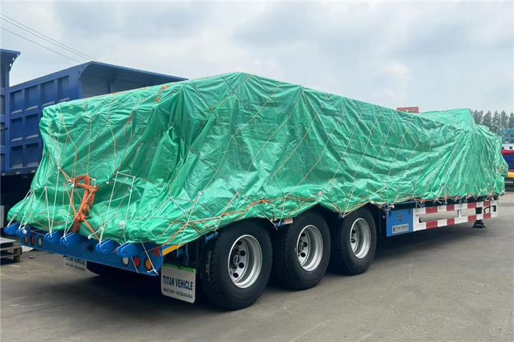 TITAN Tri Axle 80 Ton Low Loader Semi Trailer for Sale In Benin - Semi-reboque baixa: foto 5 TITAN Tri Axle 80 Ton Low Loader Semi Trailer for Sale In Benin - Semi-reboque baixa: foto 5