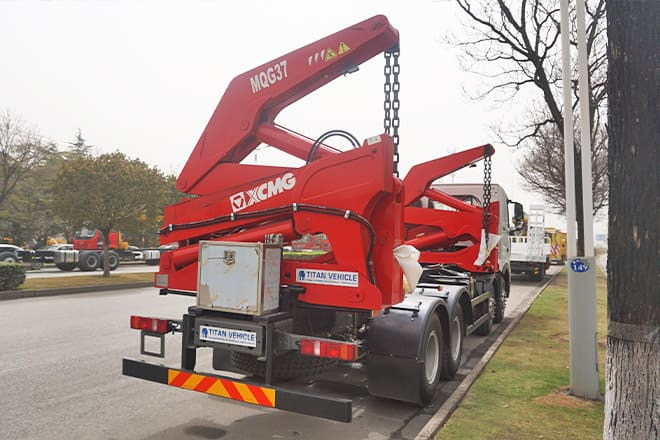 XCMG 37 Ton Side Loader Truck for Sale in Mexico - Camião transportador de contêineres/ Caixa móvel: foto 3 XCMG 37 Ton Side Loader Truck for Sale in Mexico - Camião transportador de contêineres/ Caixa móvel: foto 3