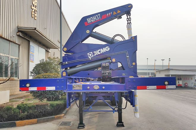 XCMG 40 Ft Container Side Loader Trailer for Sale in Papua New Guinea - Semi-reboque transportador de contêineres/ Caixa móvel: foto 4 XCMG 40 Ft Container Side Loader Trailer for Sale in Papua New Guinea - Semi-reboque transportador de contêineres/ Caixa móvel: foto 4