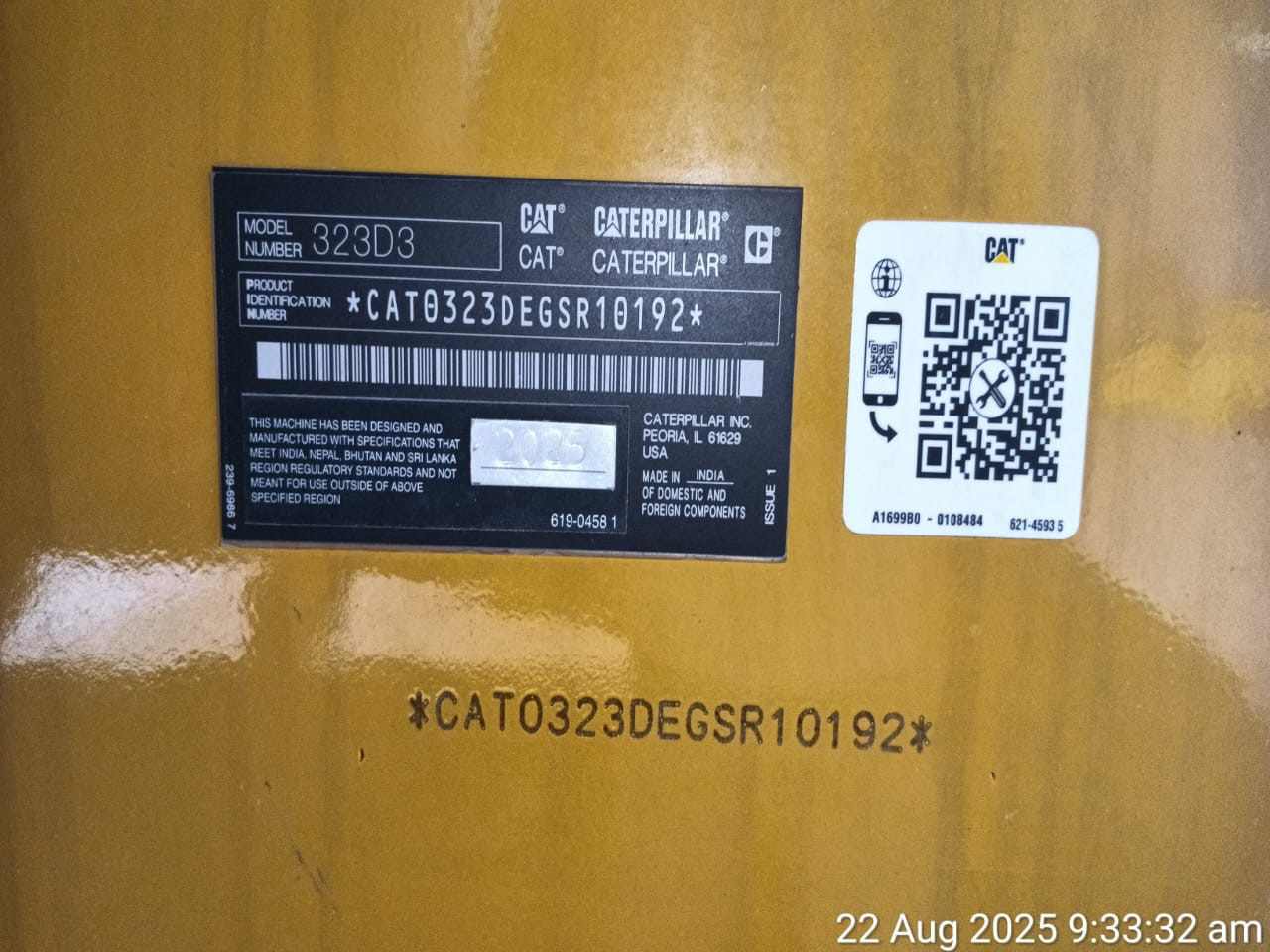 CATERPILLAR 323D3 - Escavadeira: foto 4 CATERPILLAR 323D3 - Escavadeira: foto 4
