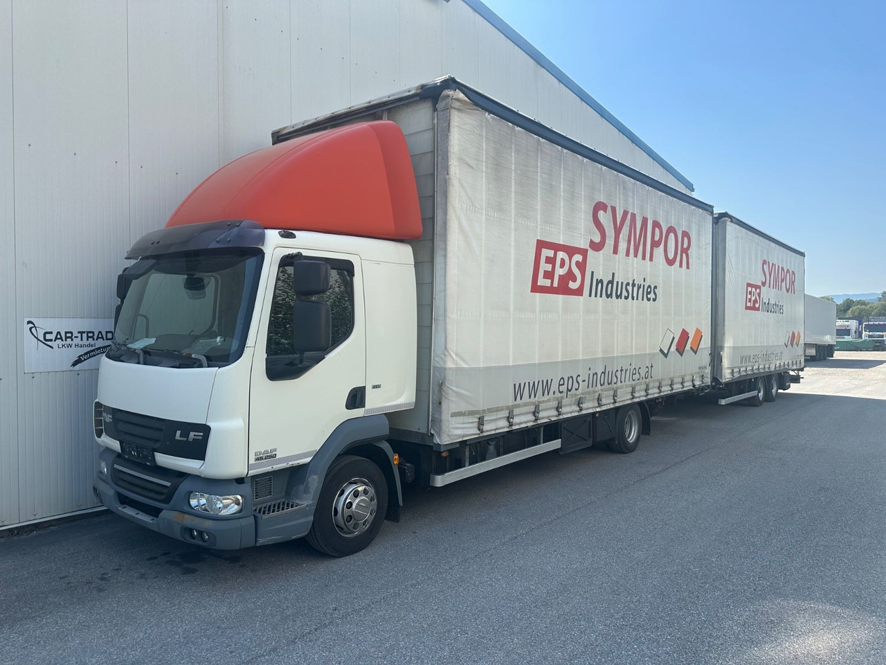 DAF LF 250 Schalter 120m° TÜV - Camião de lona: foto 1 DAF LF 250 Schalter 120m° TÜV - Camião de lona: foto 1