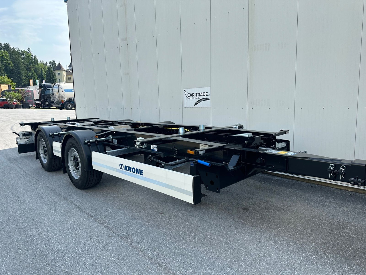 Krone ZZW 18elE10 Tadem BPW Maxi Krone ZZW 18elE10 Tadem BPW Maxi - Reboque transportador de contêineres/ Caixa móvel: foto 2 Krone ZZW 18elE10 Tadem BPW Maxi Krone ZZW 18elE10 Tadem BPW Maxi - Reboque transportador de contêineres/ Caixa móvel: foto 2