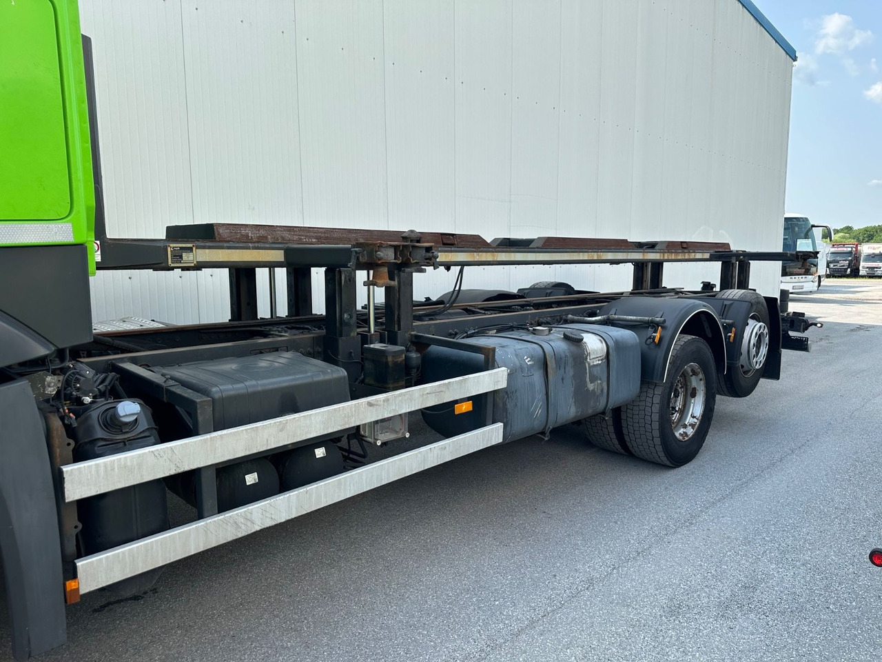 Camião transportador de contêineres/ Caixa móvel, Camião grua Mercedes-Benz Actros 2748  Wiesel Mafi Telberg: foto 6
