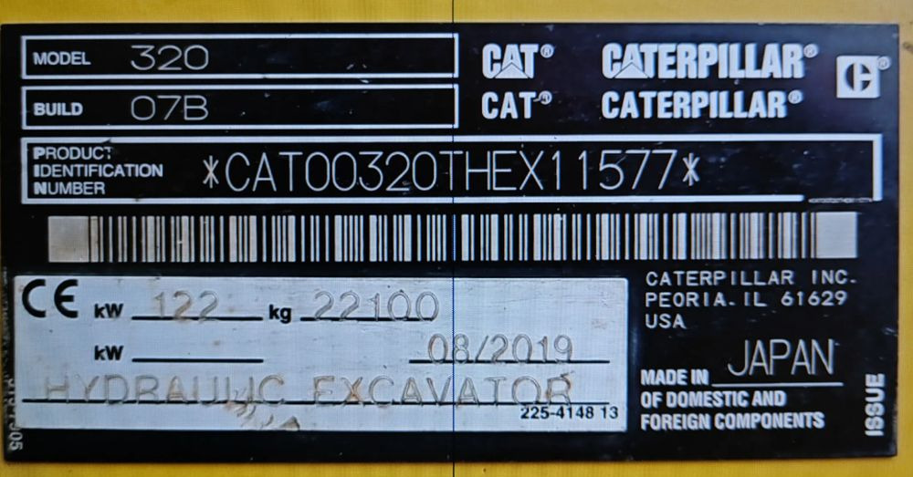 Caterpillar cat 320 - Escavadora de rastos: foto 5 Caterpillar cat 320 - Escavadora de rastos: foto 5