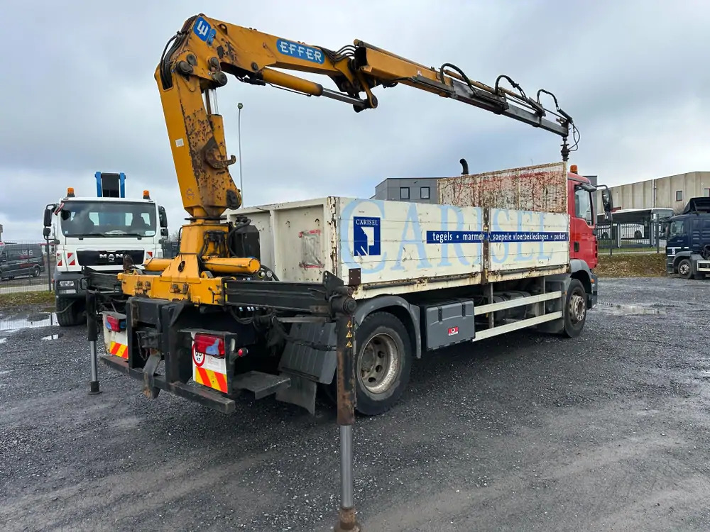 MAN TGM 18.280 *202000 km*Grue EFFER type 120 3 S*PREMIER PROPRIO - Camião grua, Camião de caixa aberta/ Plataforma: foto 2 MAN TGM 18.280 *202000 km*Grue EFFER type 120 3 S*PREMIER PROPRIO - Camião grua, Camião de caixa aberta/ Plataforma: foto 2