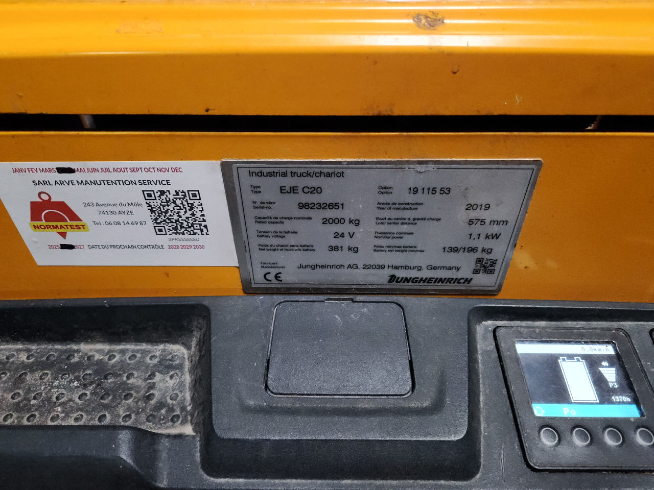 JUNGHEINRICH EJEC20 - Porta-palete: foto 1 JUNGHEINRICH EJEC20 - Porta-palete: foto 1