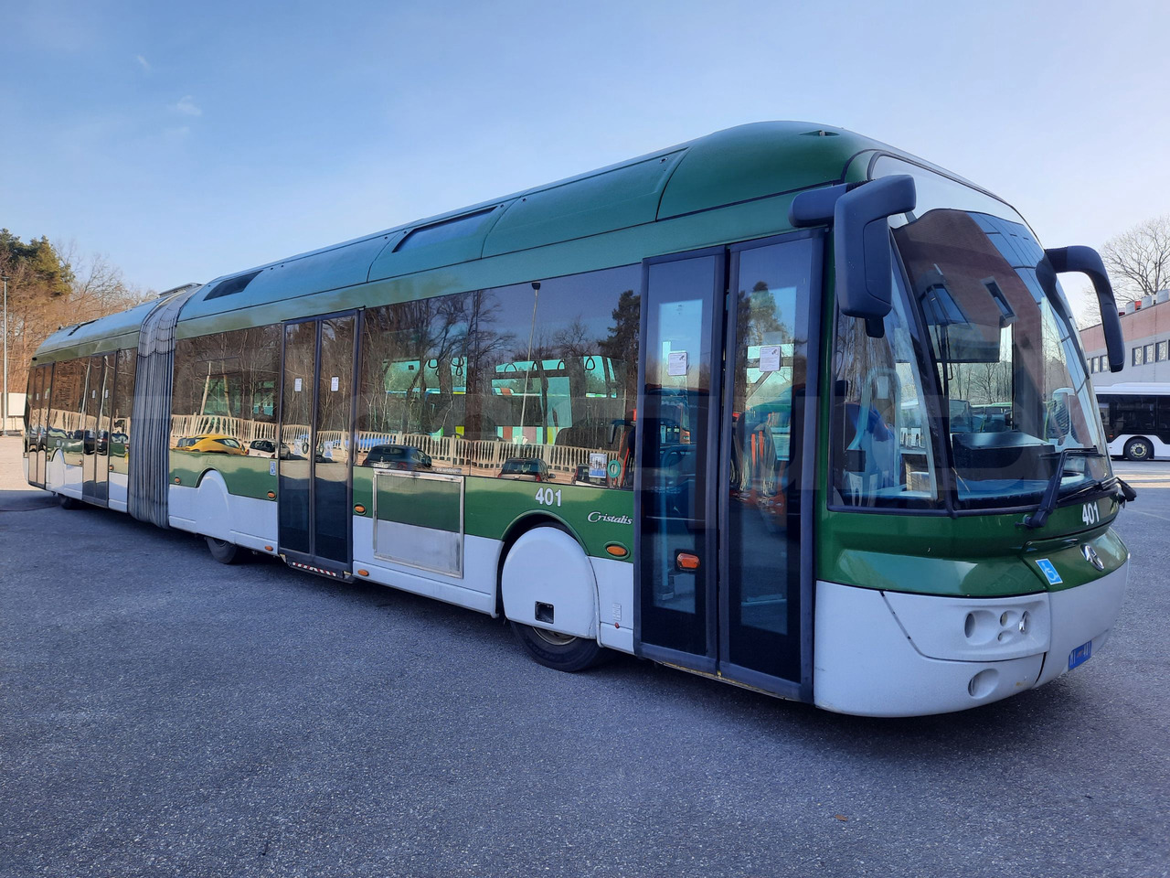 N. 6 Irisbus Cristalis ETB 18 - Autocarro articulado, Ônibus elétrico: foto 1 N. 6 Irisbus Cristalis ETB 18 - Autocarro articulado, Ônibus elétrico: foto 1