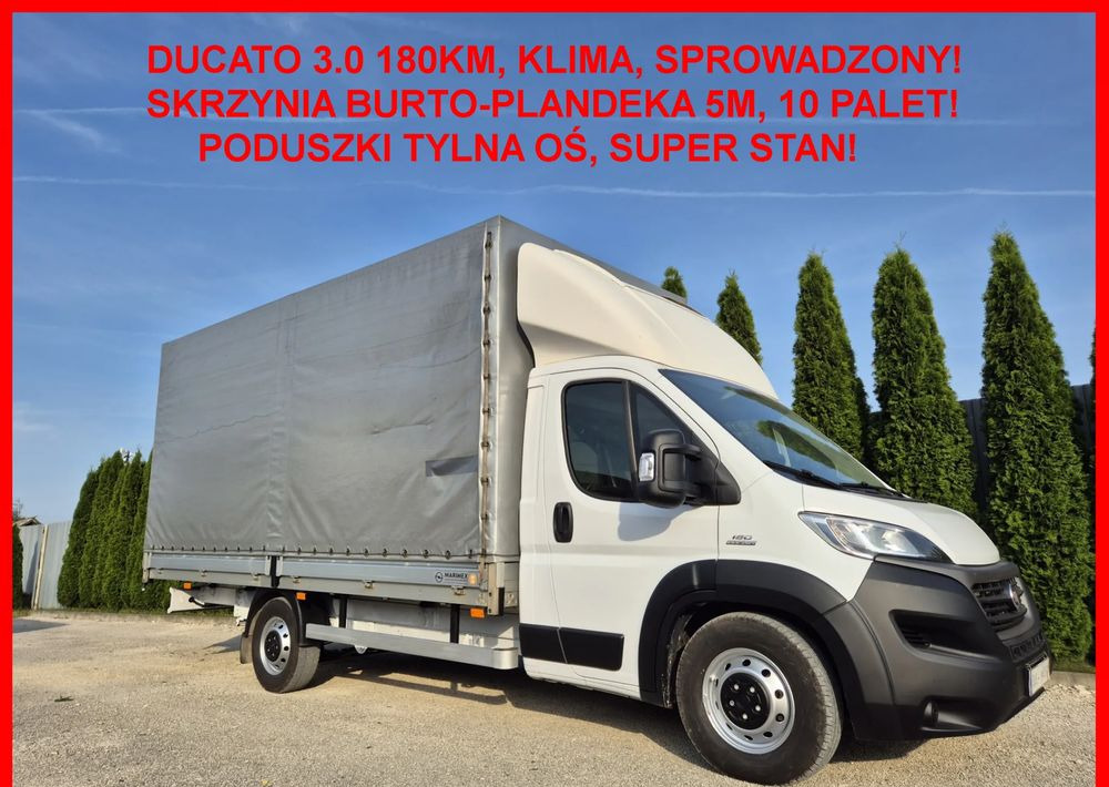Fiat Ducato 3.0 180KM Maxi - Carrinha de lona: foto 1 Fiat Ducato 3.0 180KM Maxi - Carrinha de lona: foto 1