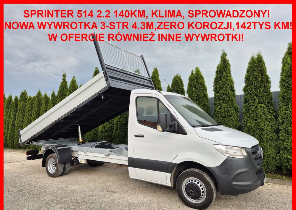 Mercedes-Benz Sprinter 514CDI 140KM - Carrinha basculante: foto 1 Mercedes-Benz Sprinter 514CDI 140KM - Carrinha basculante: foto 1