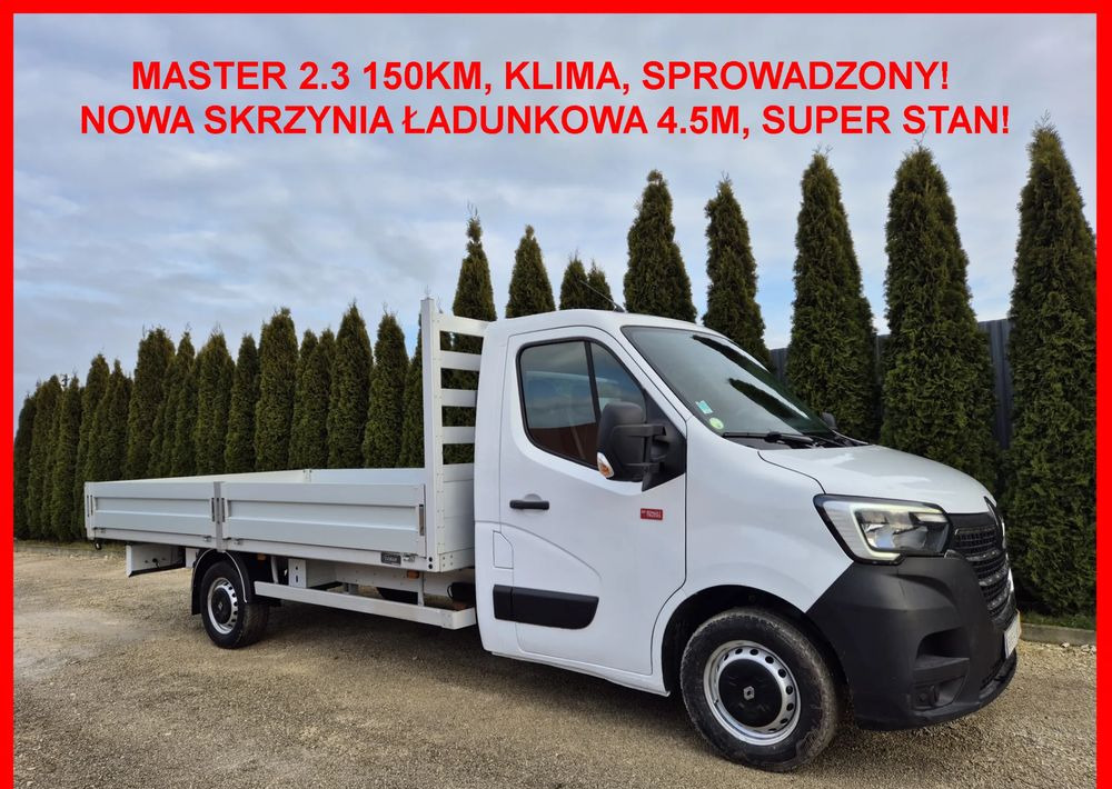 Renault Master 2.3 150KM/ Nowa Skrzynia 4.5m/ - Carrinha de caixa aberta: foto 1 Renault Master 2.3 150KM/ Nowa Skrzynia 4.5m/ - Carrinha de caixa aberta: foto 1