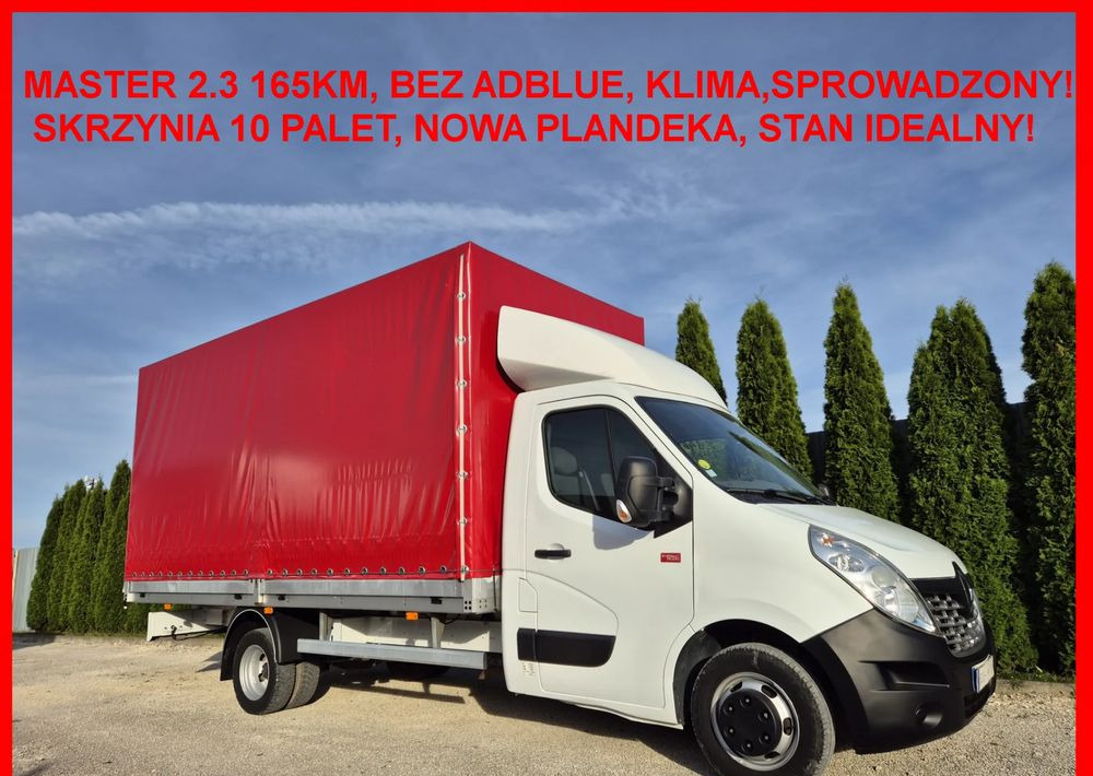 Renault Master 2.3 165KM Bez Adblue Skrzyniowy - Carrinha de lona: foto 1 Renault Master 2.3 165KM Bez Adblue Skrzyniowy - Carrinha de lona: foto 1
