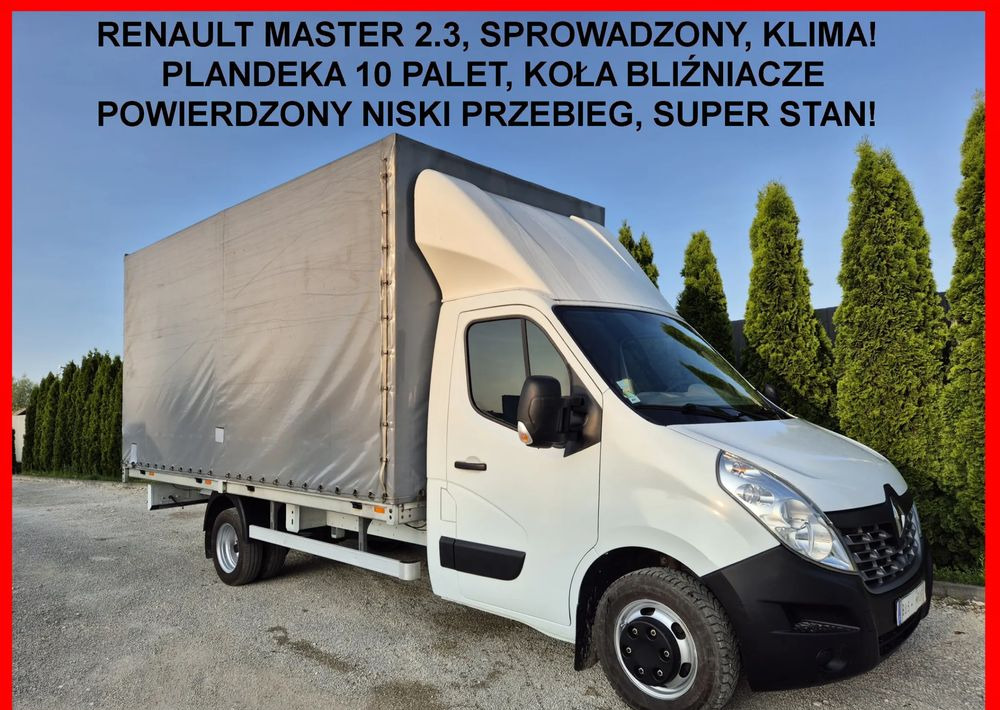 Renault Master 2.3 Plandeka 10 palet Bliźniaki - Carrinha de caixa aberta: foto 1 Renault Master 2.3 Plandeka 10 palet Bliźniaki - Carrinha de caixa aberta: foto 1