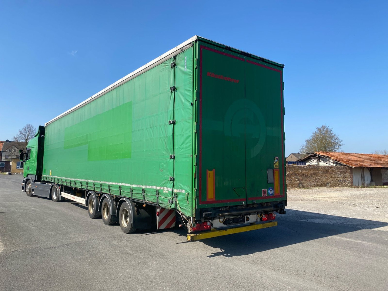 Kässbohrer 3-achs Mega/verbreiterbar + Rollboden Aircargo!! - Semi-reboque de lona: foto 3 Kässbohrer 3-achs Mega/verbreiterbar + Rollboden Aircargo!! - Semi-reboque de lona: foto 3