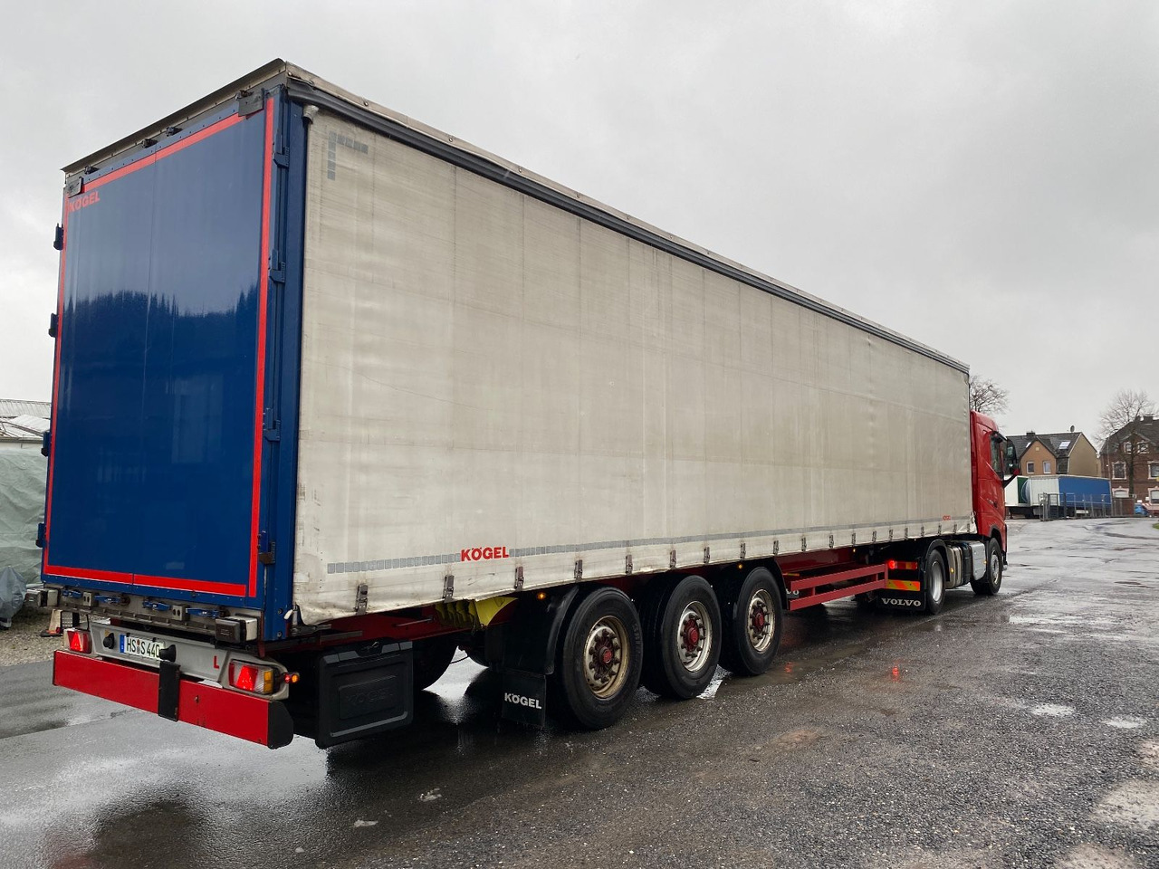 Kögel 3-achs Curtainsider / Edscha/Lenkachse/RSAB - Semi-reboque de lona: foto 3 Kögel 3-achs Curtainsider / Edscha/Lenkachse/RSAB - Semi-reboque de lona: foto 3