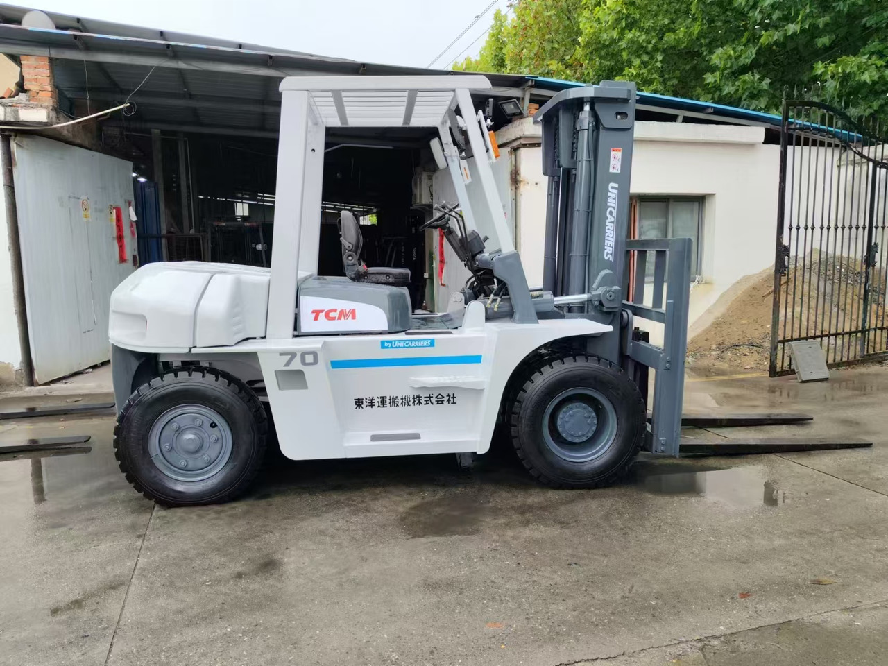TCM FD70 japan brand 7 ton forklift used Customizable mast clamp side shift - Empilhador a diesel: foto 1 TCM FD70 japan brand 7 ton forklift used Customizable mast clamp side shift - Empilhador a diesel: foto 1