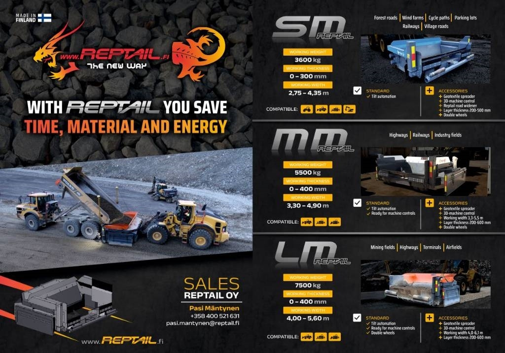 Reptail LM - Motoniveladora: foto 3 Reptail LM - Motoniveladora: foto 3