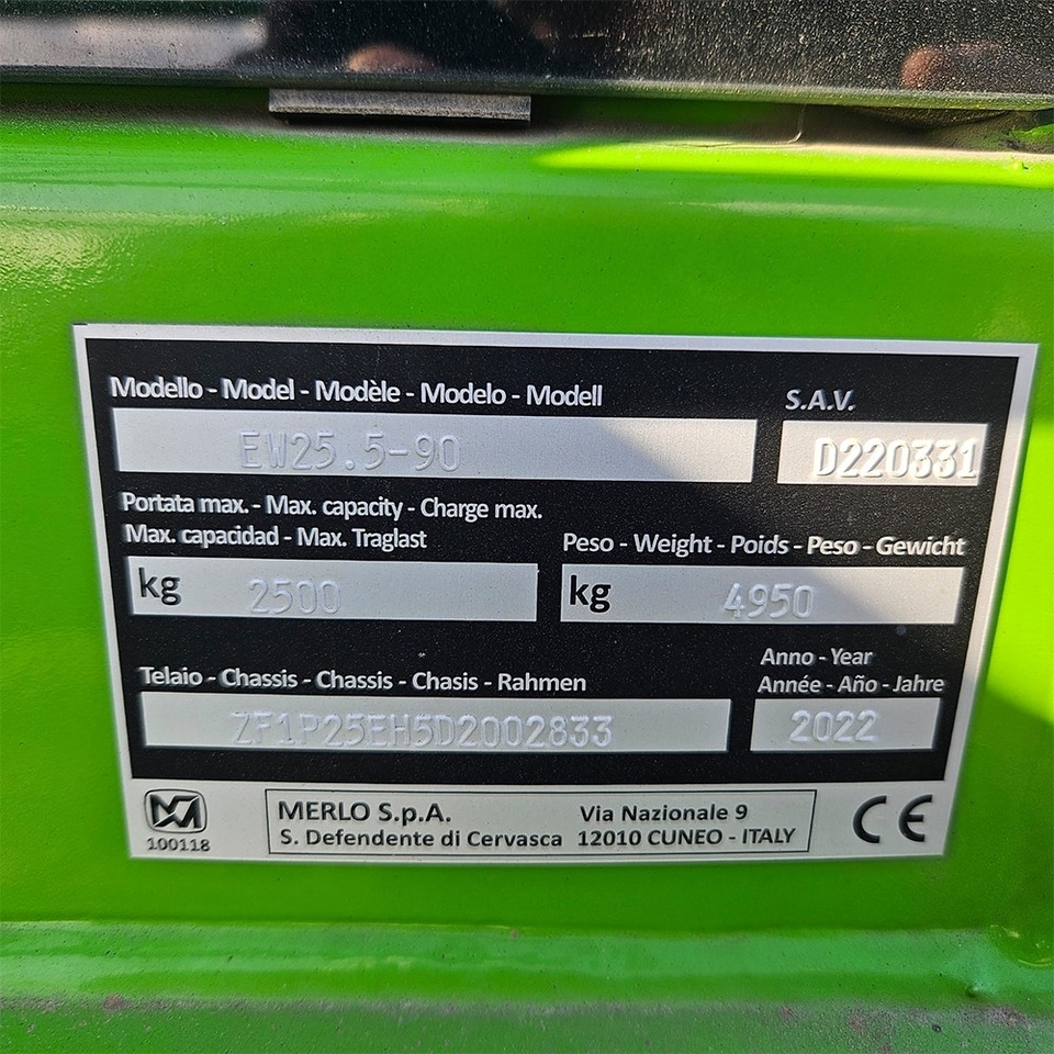 Merlo EW25.5 - Empilhador telescópico: foto 4 Merlo EW25.5 - Empilhador telescópico: foto 4