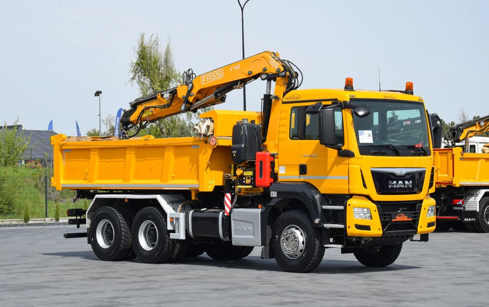 MAN TGS 26.400 / 6x4 / EURO 6 / UDT / HDS FASSI 165 / WYSUW x3 / ROTATOR / CHWYTAK / STEROWANIE RADIOWE / WZMOCNIONA RAMA / WYWROTKA / HYDROBURTA / AUTOMAT / 2017 / NOWE OPONY - 100% / NISKI PRZEBIEG - Camião basculante, Camião grua: foto 3 MAN TGS 26.400 / 6x4 / EURO 6 / UDT / HDS FASSI 165 / WYSUW x3 / ROTATOR / CHWYTAK / STEROWANIE RADIOWE / WZMOCNIONA RAMA / WYWROTKA / HYDROBURTA / AUTOMAT / 2017 / NOWE OPONY - 100% / NISKI PRZEBIEG - Camião basculante, Camião grua: foto 3