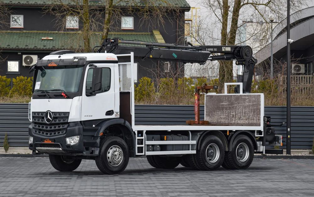 Mercedes-Benz AROCS 2636 / 6x4 / HIAB X-HIPRO 192 E-3 / WYSUW x3 / ROTATOR / STEROWANIE RADIOWE / UDT / PODPORY HYDRAULICZNE / AUTOMAT / KAMERA COFANIA / NISKI PRZEBIEG / SPROWADZONY - Máquina de outro: foto 1 Mercedes-Benz AROCS 2636 / 6x4 / HIAB X-HIPRO 192 E-3 / WYSUW x3 / ROTATOR / STEROWANIE RADIOWE / UDT / PODPORY HYDRAULICZNE / AUTOMAT / KAMERA COFANIA / NISKI PRZEBIEG / SPROWADZONY - Máquina de outro: foto 1