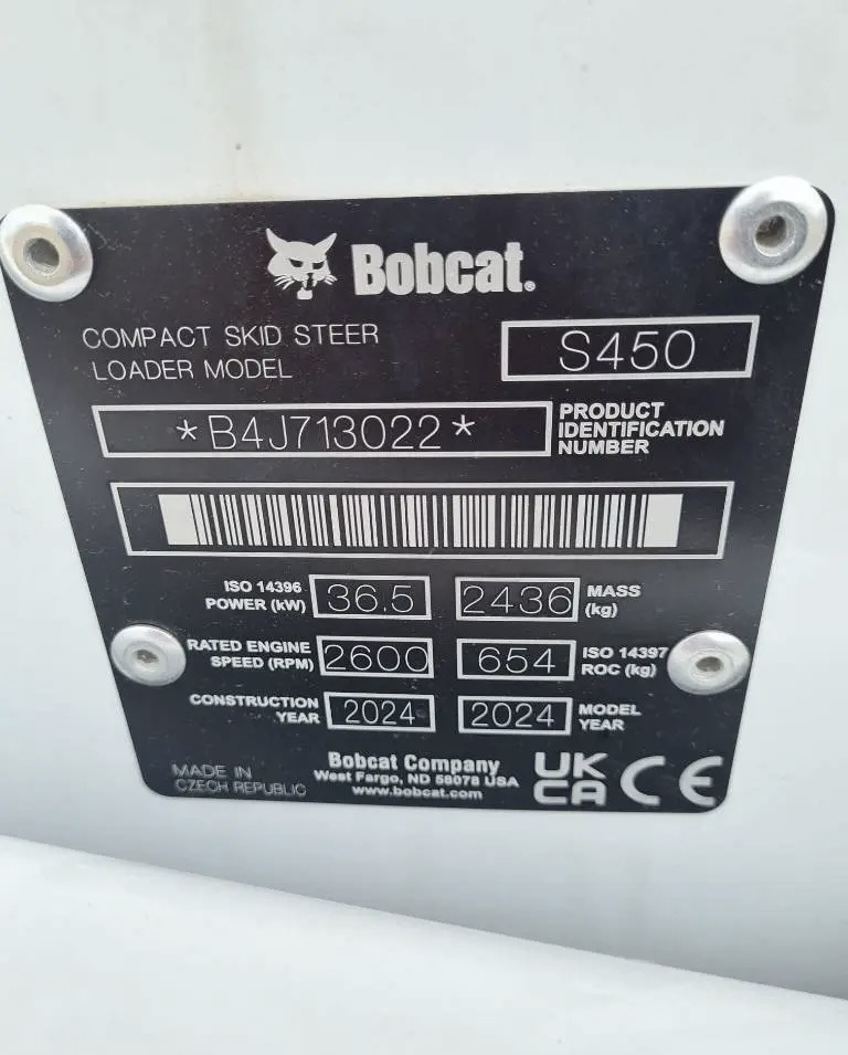 Mini pá carregadora BOBCAT S450: foto 16