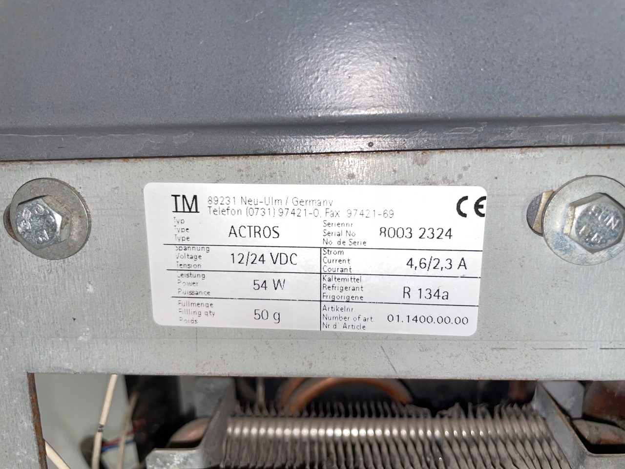 LODÓWKA CHŁODZIARKA MERCEDES ACTROS 80032324 - Cabine e interior para Camião: foto 4 LODÓWKA CHŁODZIARKA MERCEDES ACTROS 80032324 - Cabine e interior para Camião: foto 4