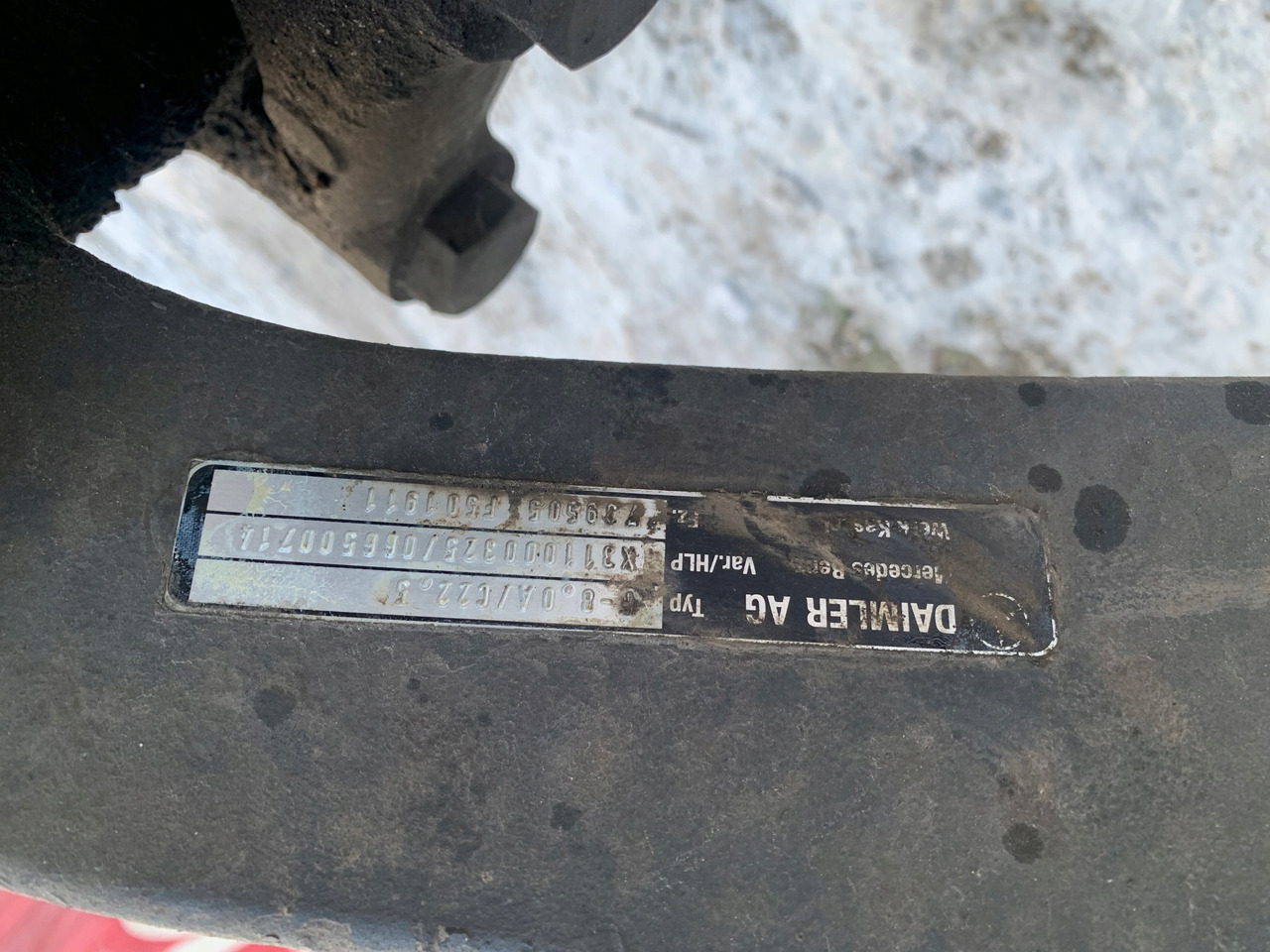 OŚ PRZEDNIA MERCEDES ACTROS MP4 ANTOS F-8.0/C22.5 - Eixo dianteiro para Camião: foto 2 OŚ PRZEDNIA MERCEDES ACTROS MP4 ANTOS F-8.0/C22.5 - Eixo dianteiro para Camião: foto 2