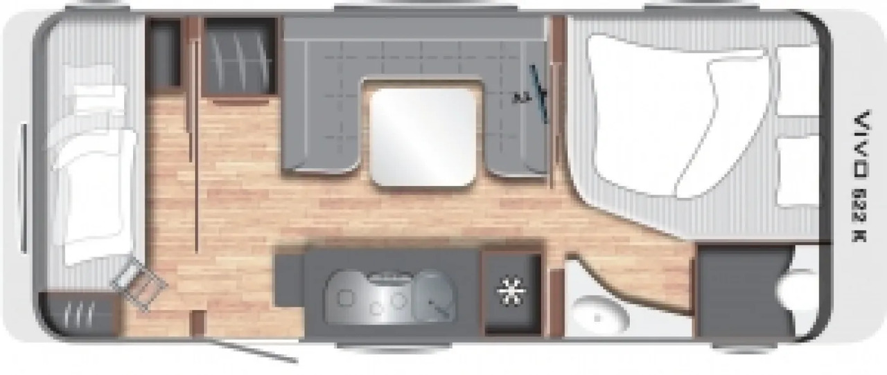 Wohnwagen LMC Vivo 522 K - Caravana: foto 2 Wohnwagen LMC Vivo 522 K - Caravana: foto 2